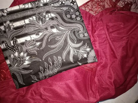 Batik Couple Set Brokat Halus Cople Ahy 2728