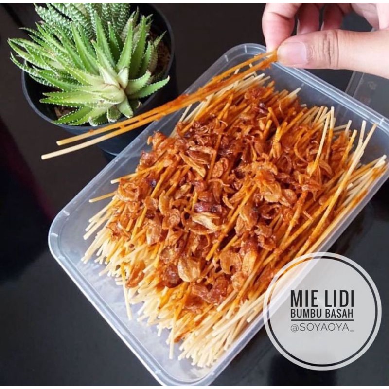 

Mie Lidi Bumbu Basah