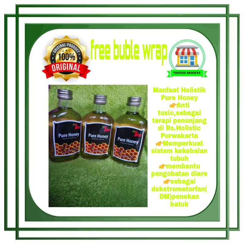 

MADU MURNI ASLI HOLISTIC (PURE HONEY)250ML