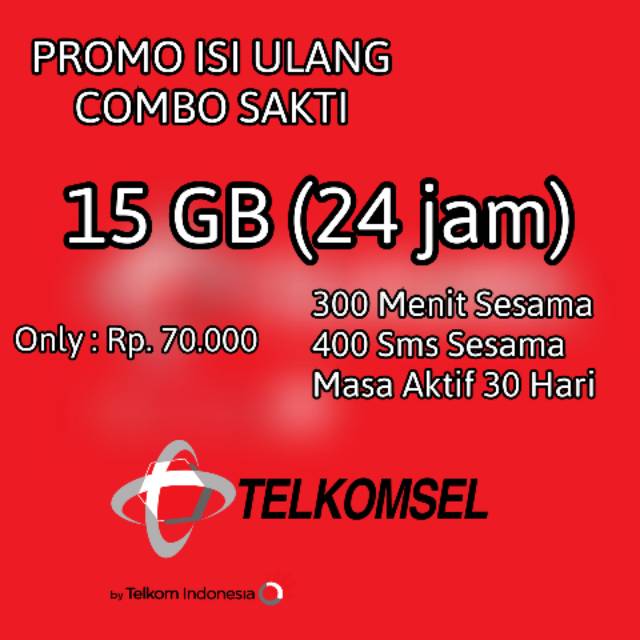 Paket Combo Sakti Telkomsel 5gb 15gb 17gb Shopee Indonesia