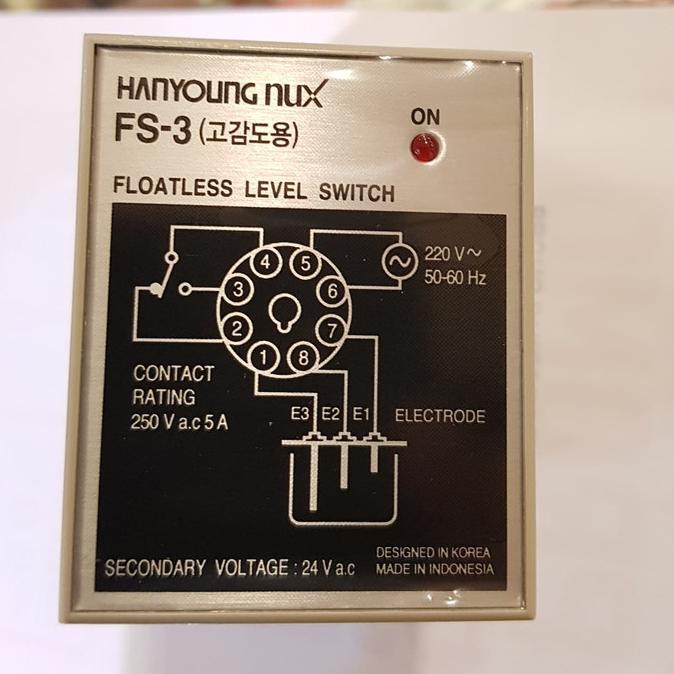 FLOATLESS LEVEL SWITCH HANYOUNG FS-3A / FS3A