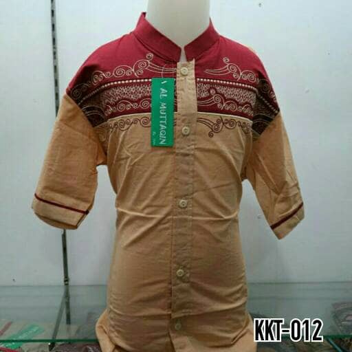Ready Baju Anak Muslim Baju Koko Lengan Pendek Pasar Tanah Abang KKT 012 Terlaris