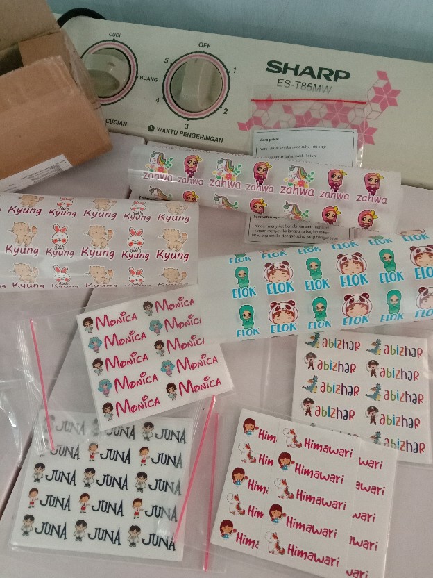 Stiker Baju Iron-on Cukup Disetrika - Akstiker Akastiker
