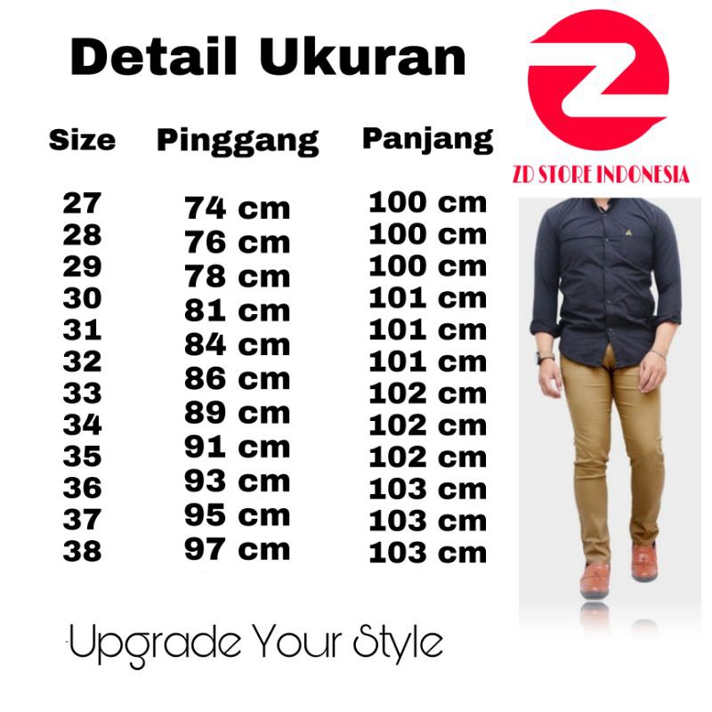 promo celana chino pria katun stretch kualitas super PREMIUM