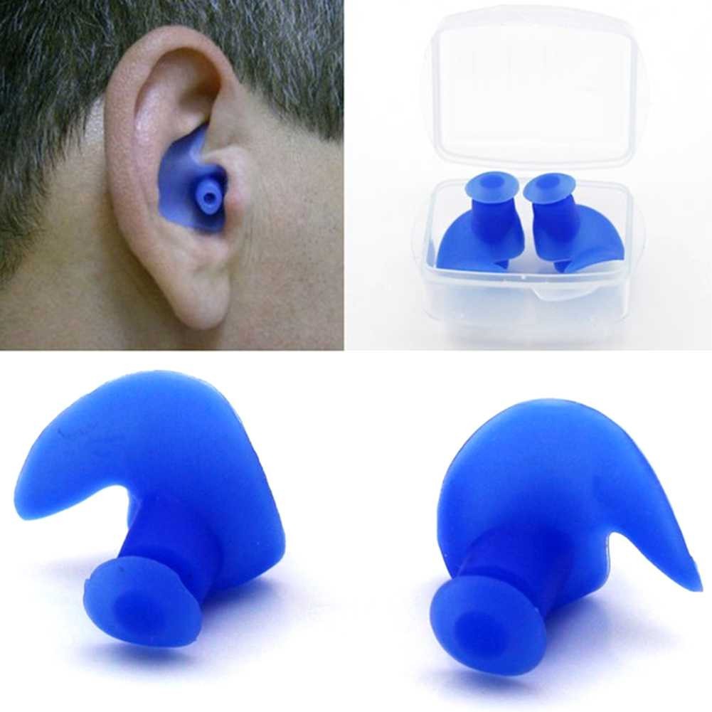 Penutup Telinga Ear Plug Renang Anti Air Pelindung Kuping Saat Menyelam Waterproof Murah Import