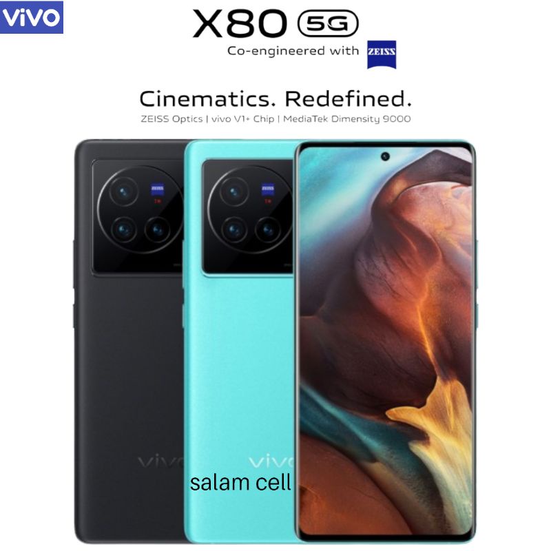 Vivo X80 PRO Ram 12+4/256GB Original Garansi Resmi