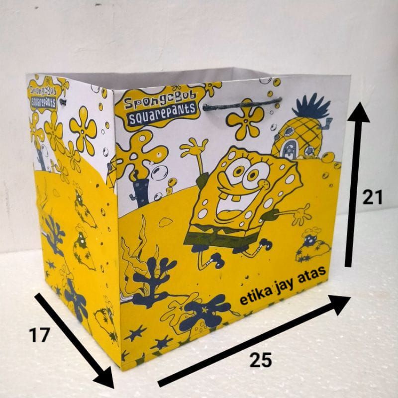 tas kertas /paperbag bento karakter/tas ulang tahun