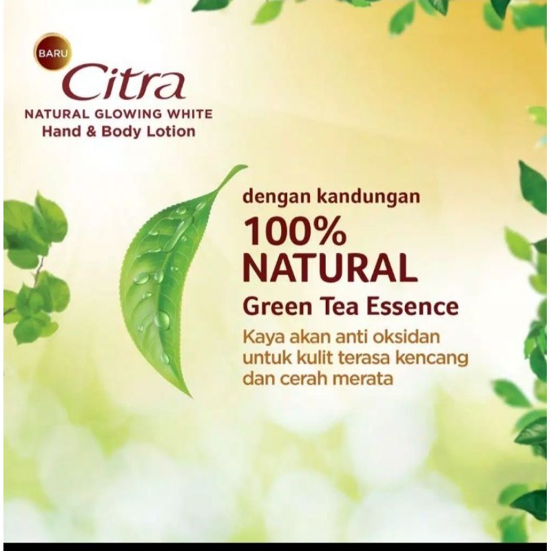 Citra Hand&amp;Body Lotion Natural Glowing White UV 230 ml