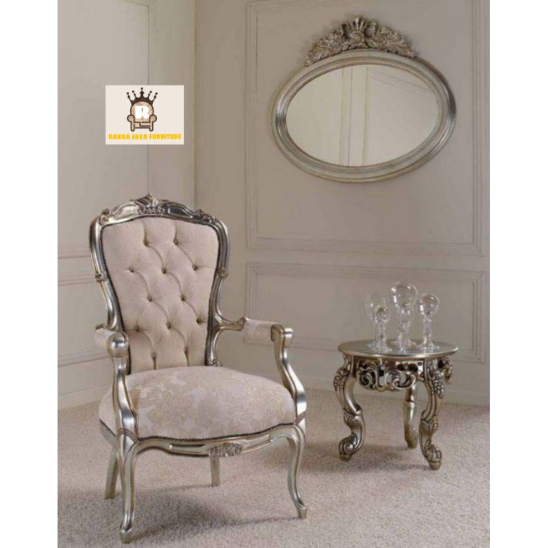 SET KURSI TERAS UKIR SINGLE DUCO VINTAGE