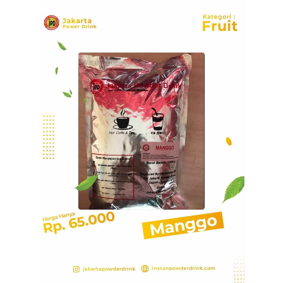 

Bubuk minuman Manggo/Mangga