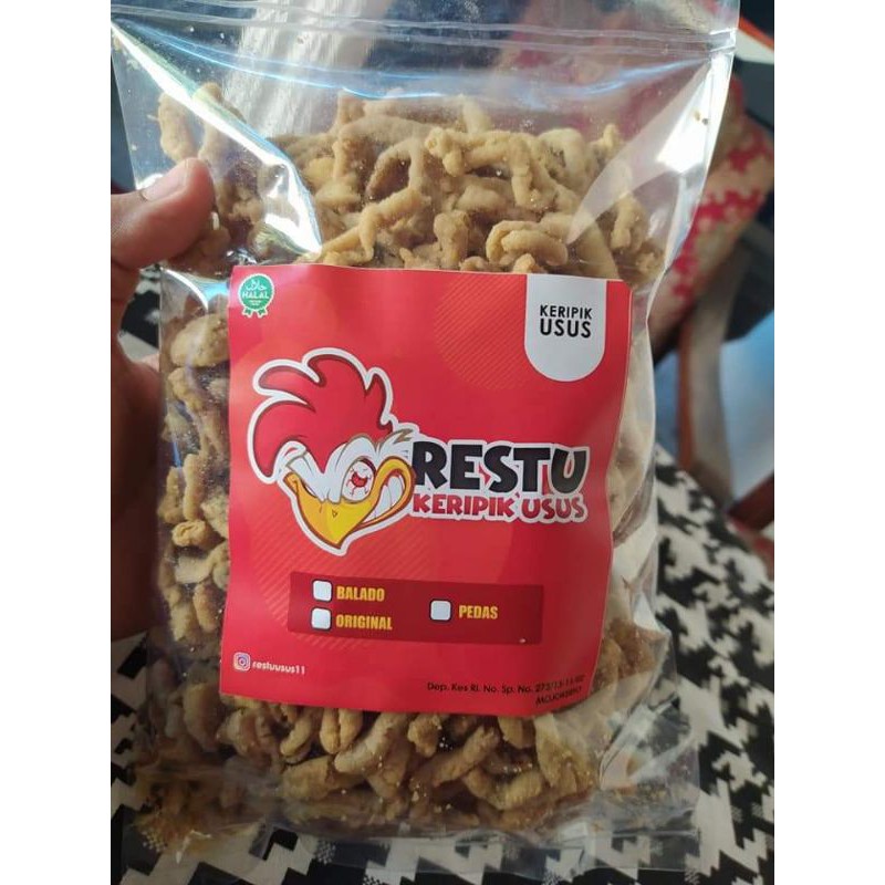 

kripik usus ayam