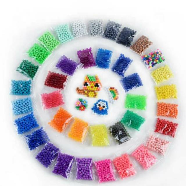 Mainan Beads Refill Basic / refill beads 50 pcs / Magic beads / mainan manik manik