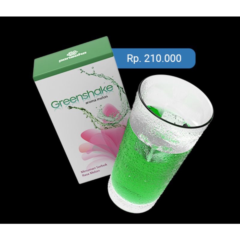 

Minuman serbuk Greenshake by pansaka kemasan 100g