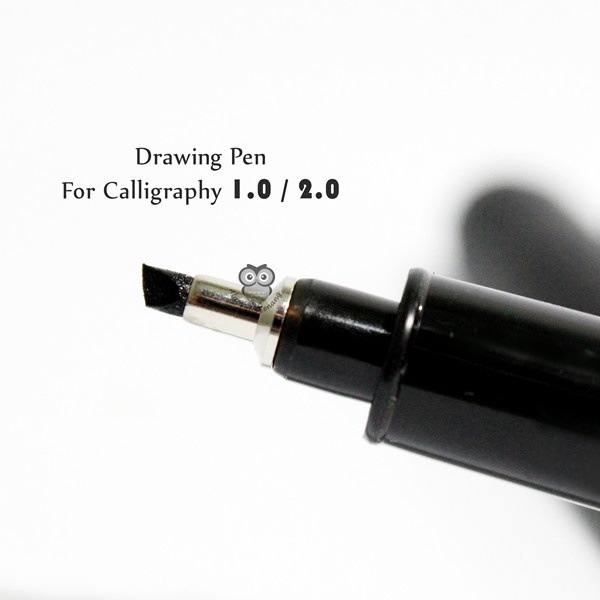 

kaligrafi-perlengkapan- pulpen calligraphy snowman - 1.0 hitam -perlengkapan-kaligrafi.