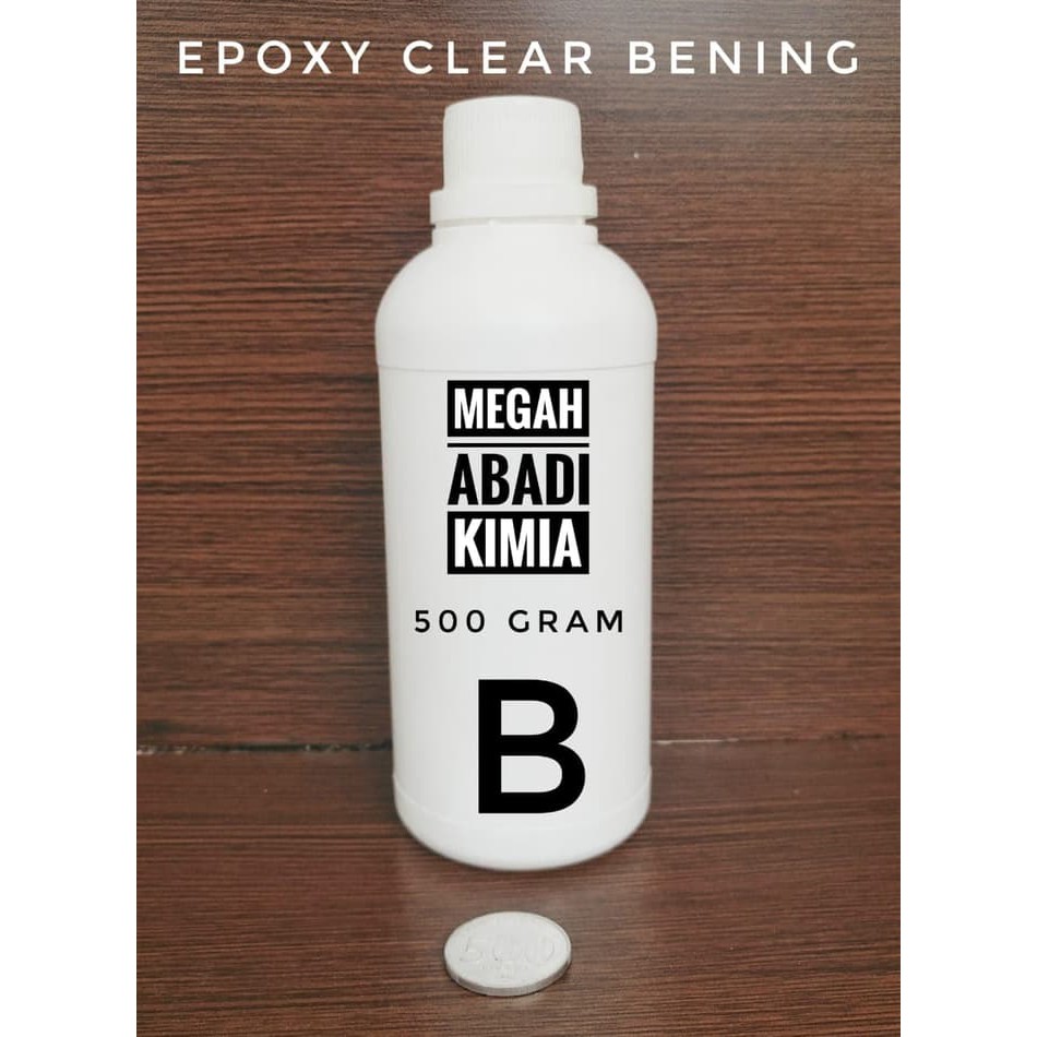 Epoxy Resin Bening 1 KOMPONEN SAJA 500 GRAM