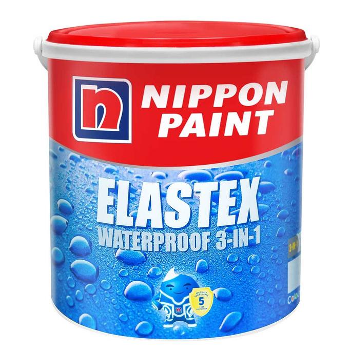CAT ELASTEX WATERPROOF (Pelapis Anti Bocor) NIPPON PAINT 3 in 1 - 4 KG
