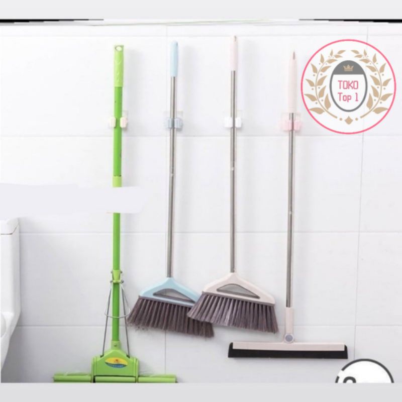 GANTUNGAN SAPU DAN PEL MOP SUCTION HANGER / GANTUNGAN TEMPEL SAPU DAN PEL / GANTUNGAN HOK