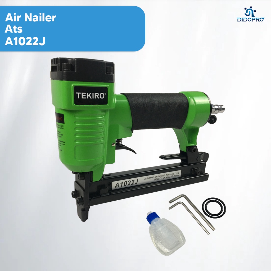 Tekiro 1022J Air Nailer Stapler Gun / Mesin Staples Angin Paku Tembak