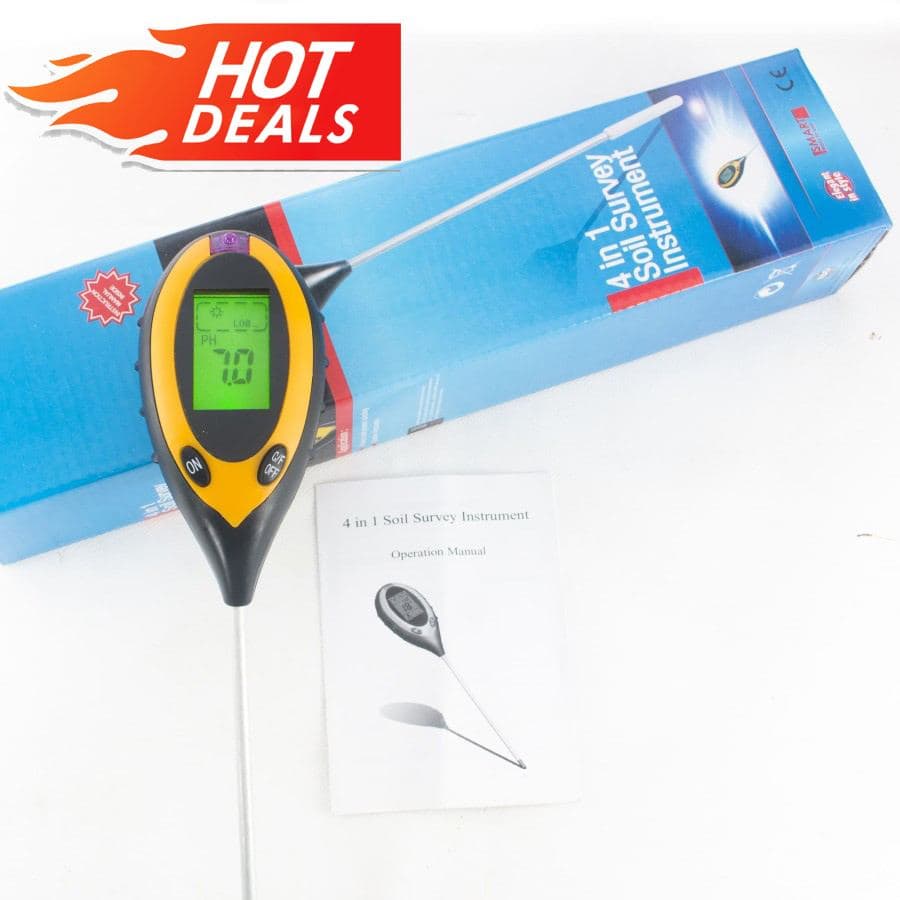 pH Meter Tanah digital  4in1 ph tanah 4in1