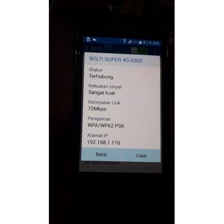 Modem Bolt mf90 lock