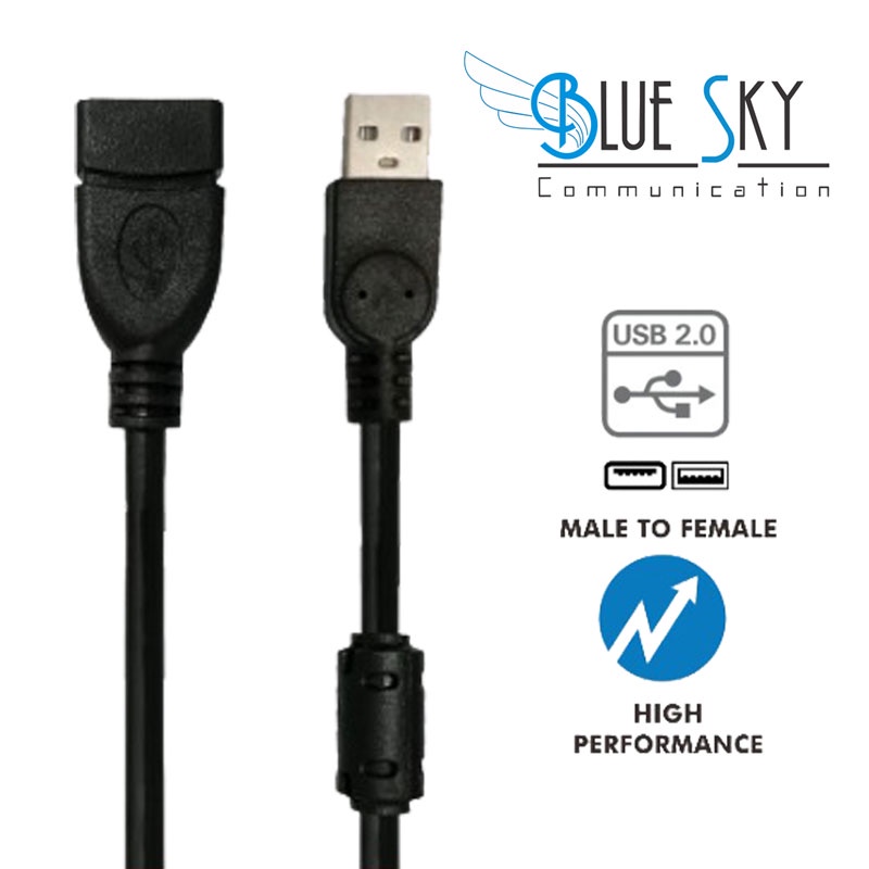 KABEL USB MALE TO FEMALE EXTENSION 1.5M