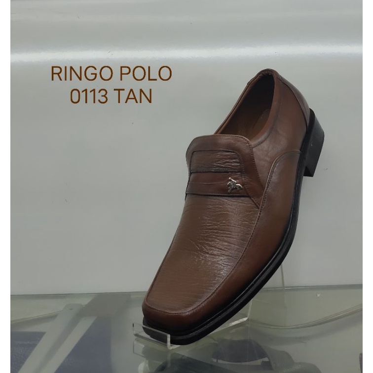 sepatu kantor pria , sepatu kantor cowok , bahan kulit asli RINGO POLO