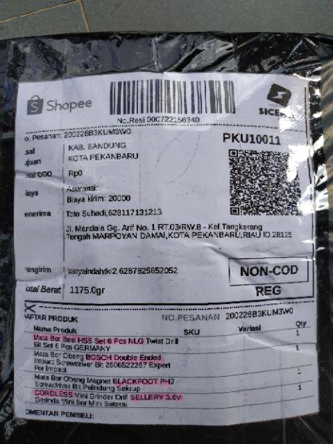 Mata Bor Obeng Bosch Double Ended Impact Screwdriver Bit 2608522267 Expert For Impact