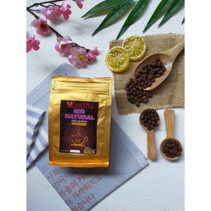 

Vkoffie Arabica Gayo Natural 100 gr