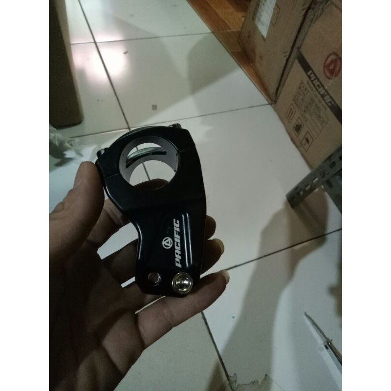 stem oversize merk PACIFIC sepeda mtb ukuran 31.5 warna hitam