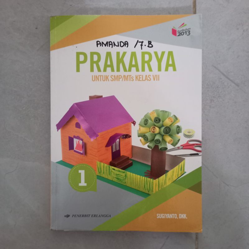 Buku Paket Erlangga Prakarya Kelas 7 SMP