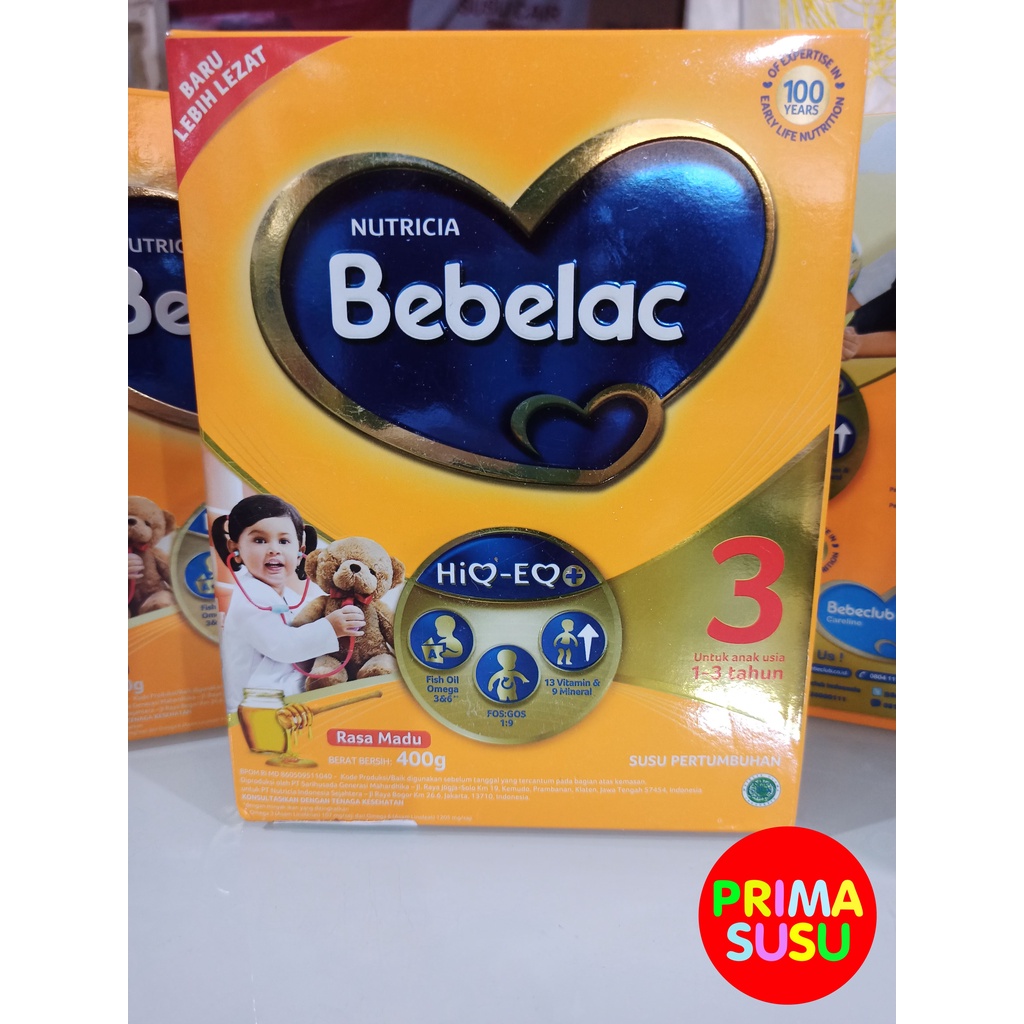 Bebelac 3 400 Gr, Madu, Vanila