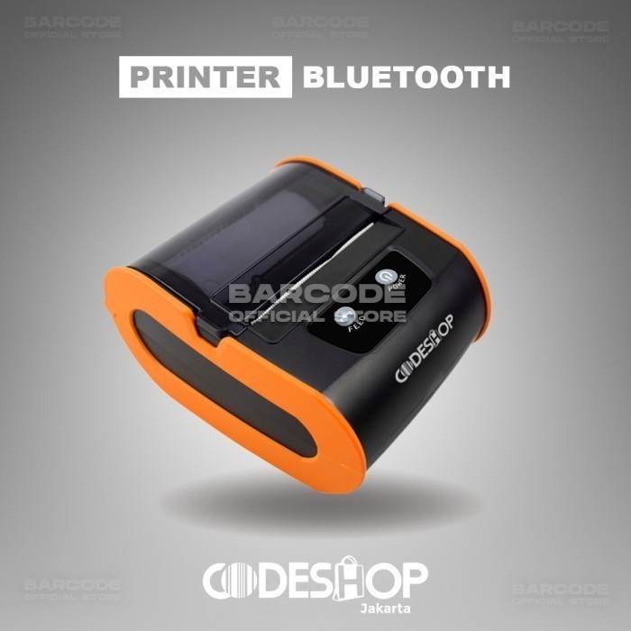 MINI PRINT PRINTER BLUETOOTH Codeshop CM-T808 Portable Thermal 80mm