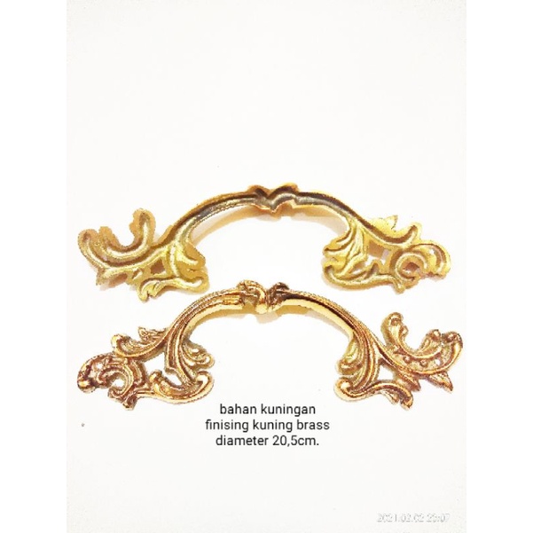 Handle pintu tarikan laci diameter 20,5cm.dan 19,5cm.