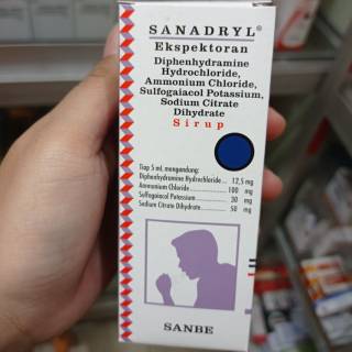 Jual Sanadryl ekspectorant 60ml | Shopee Indonesia
