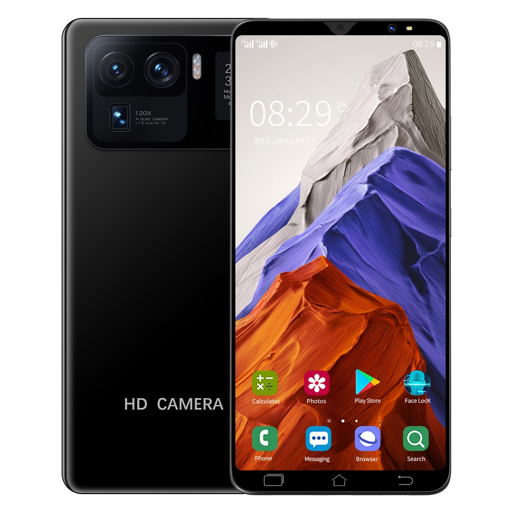 【Terbaru 2021 hp promo】Galaxy M11 Pro Android 10.0 4G/5G 6GB+128GB hp Fingerprint Garansi Resmi Gratis hp murah Ongkir handphone-Hitam