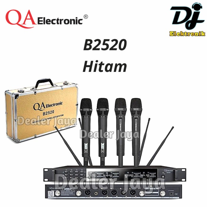 Mic Wireless RDW QA Electronic B 2520 / B2520 - 4 Mic