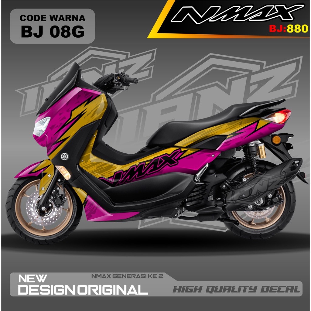 VARIASI STICKER ALL NEW NMAX / DECAL FULL BODY NMAX / DECAL STIKER FULL BODY NMAX / stiker decal nmax terbaru