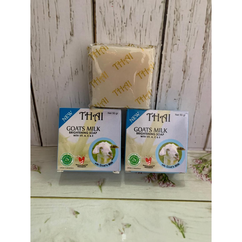 NEW THAI GOATS MILK SOAP/ BRIGHTENING SOAP