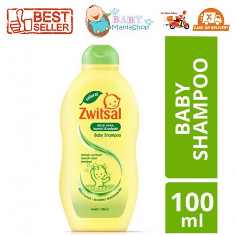 Zwitsal Natural Baby Shampoo Aloe Vera Kemiri Seledri 100ml Refill 250ml 300ml 400ml Shampoo Bayi