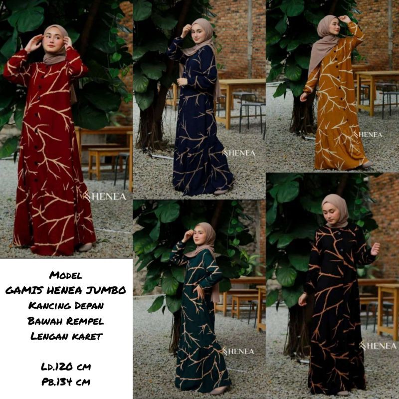 Flash Sale Gamis Henea Jumbo Akar/gamis Syar'i/batik Nufus WQN6EnCLMD300