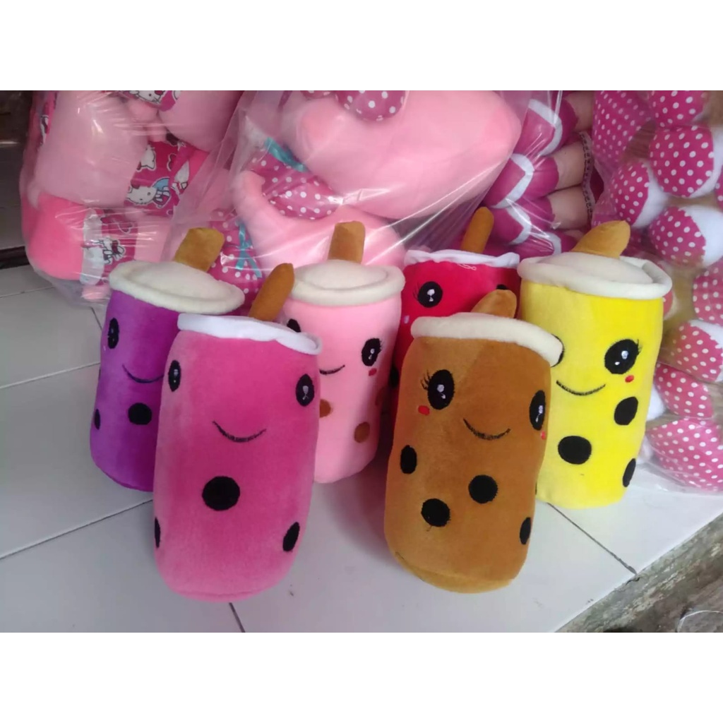 BONEKA BOBA MILK TEA MURAH UKURAN S