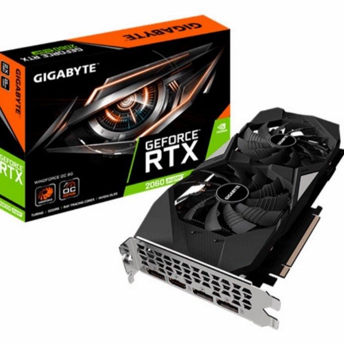 Gigabyte Geforce RTX 2060 Super Windforce OC 8GB DDR6 256 Bit Resmi