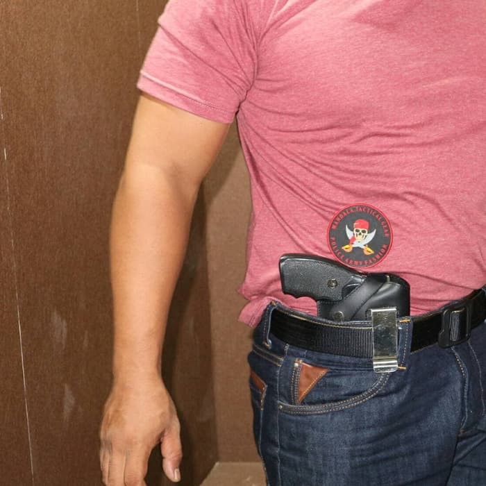 BARANG ASLI! HOLSTER INSIDE IWB HOLSTER UNTUK REVOLVER BESAR REVOLVER 4 INCI SELIP