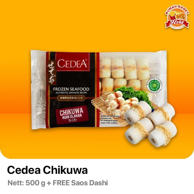 

Cedea Chikuwa 500 gr + Free Saos Dashi