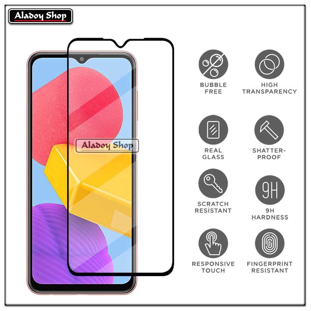 PROMO 3 IN 1 PAKET Tempered Glass SAMSUNG M13 4G Free Tempered Glass Camera dan Skin Carbon