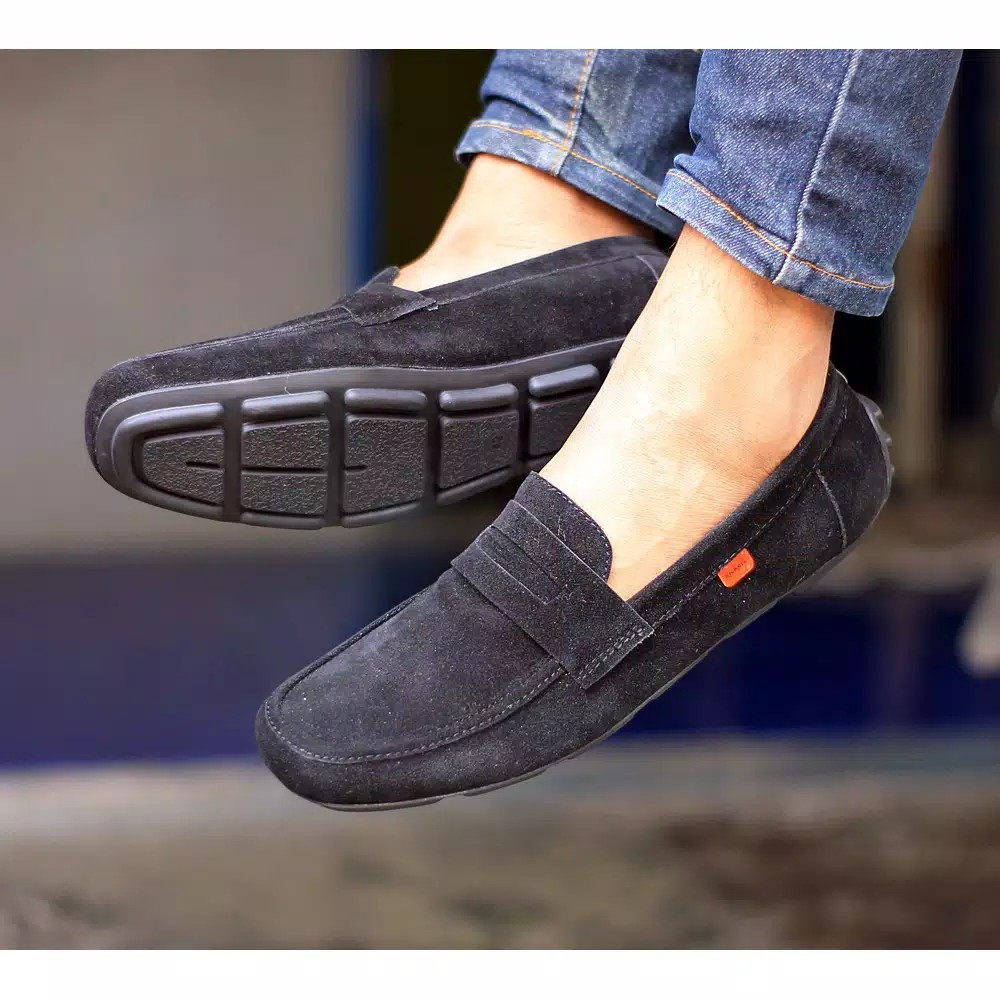 CUCI GUDANG - Sepatu Slop Pria Kickers Jevlin Sepatu Slip On Pria Casual Santai Mocassin MURAH