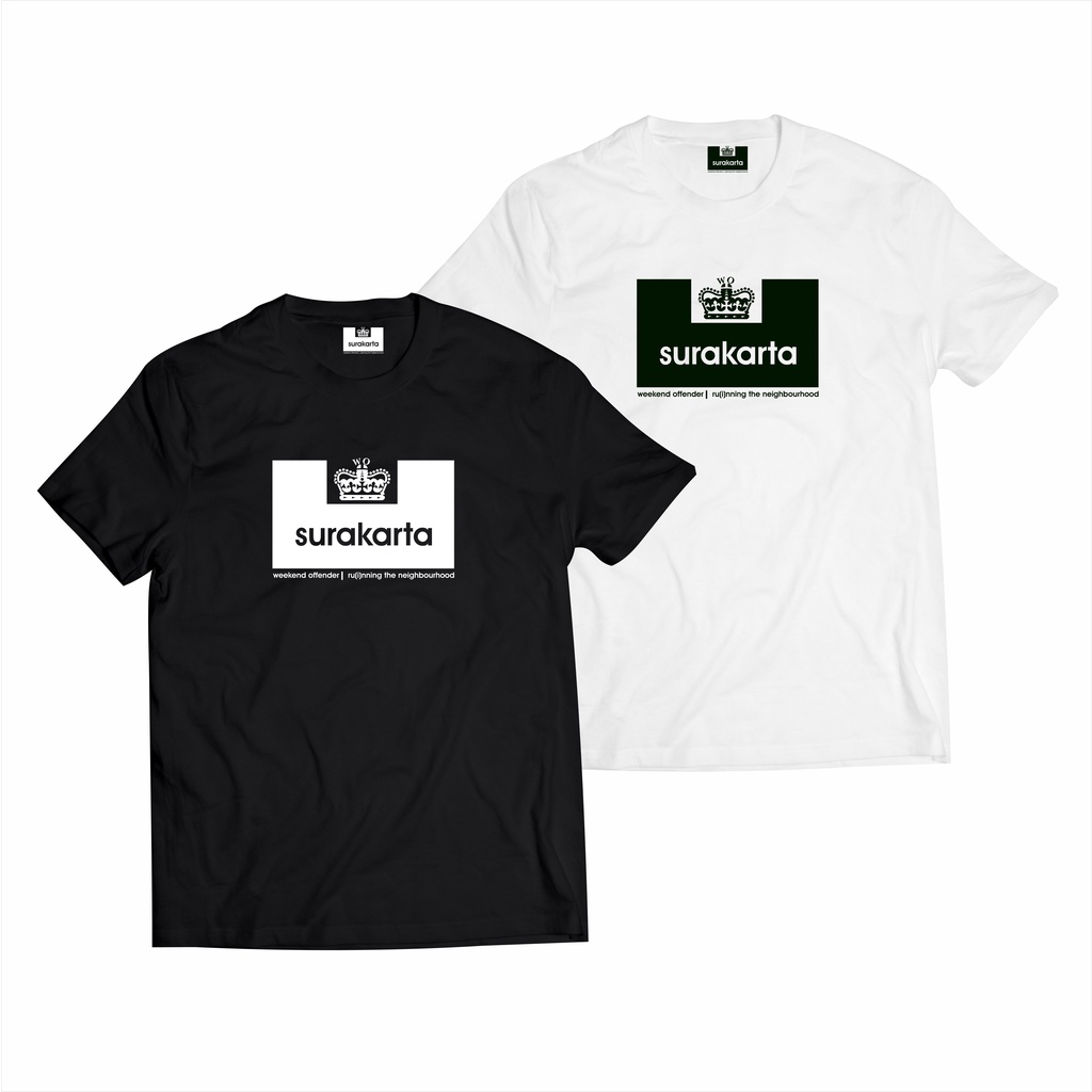 Tshirt Surakarta Weekend Offender Premium Original Kaos Custom Satuan Combed 30s