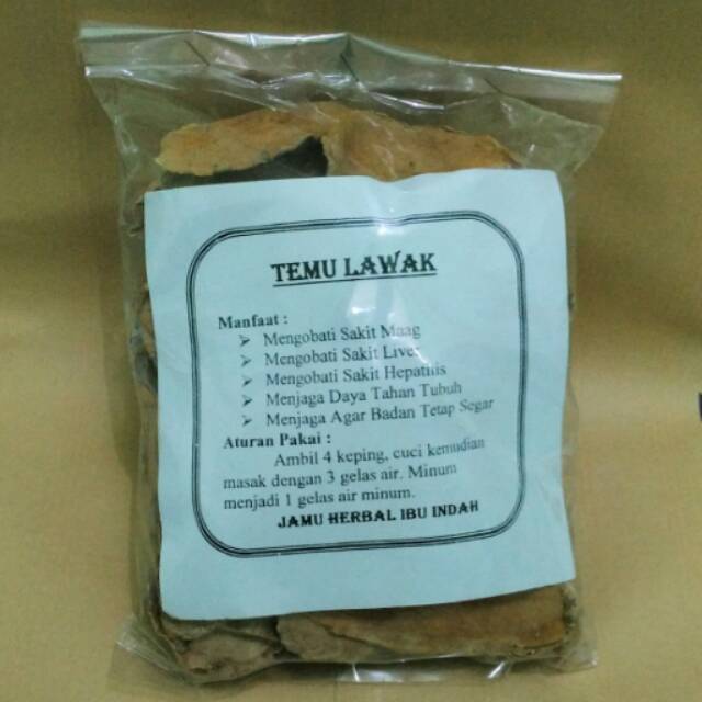 

Temu lawak kering tanpa pengawet Curcuma