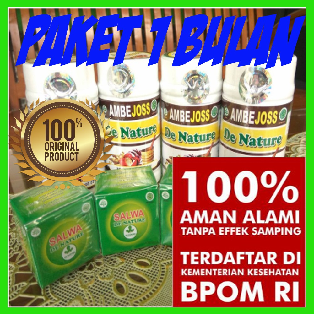 AMBEJOSS SALEP SALWA HERBAL TANPA EFEK SAMPING PAKET 1 BULAN OBAT WASIR