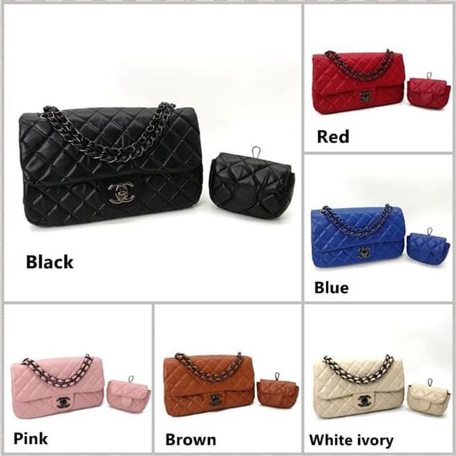 Kje Tas Wanita Fashion Branded Chanel Mom N Kids Berkualitas Handbag  - Pink Big Promo
